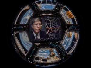 Bob Behringer's Picture Floating on ISS