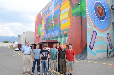 Dean Calderbank visits CERN