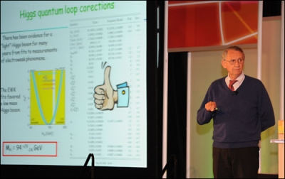 Goshaw Gave Talk at APS Frontiers in Optics Meeting
